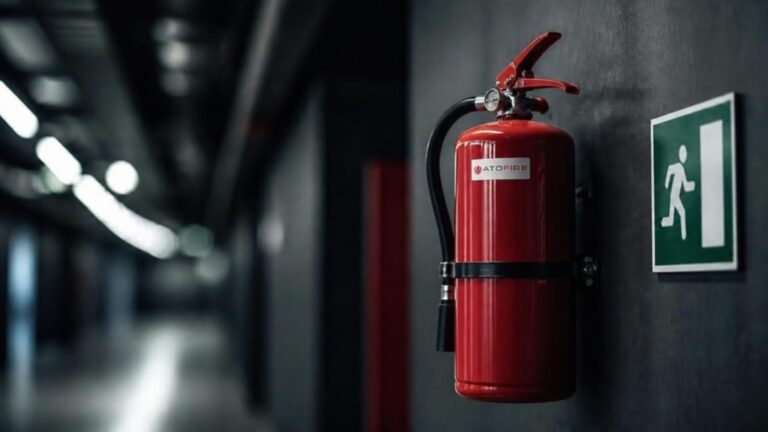 Extintor revisado por ATOFIRE en Utrera